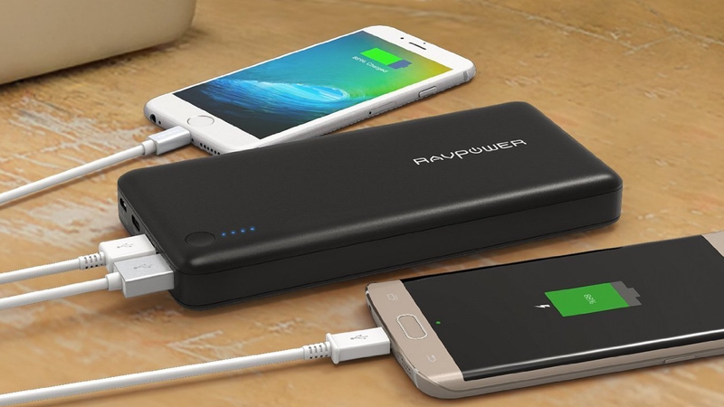 RAVPower 20100mAh Battery Pack, $56 with code 8MBB8FP2